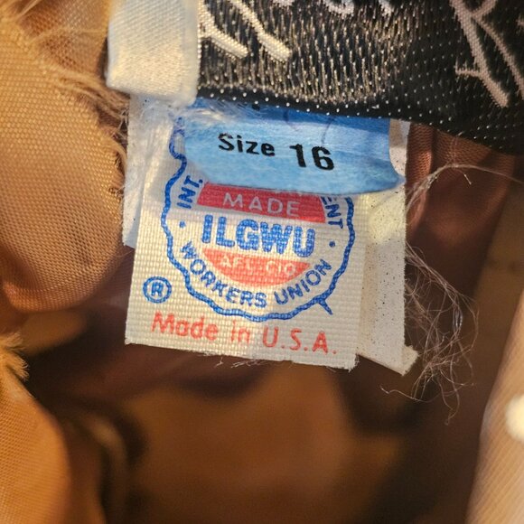 Vintage 1960's Kay Kipps New York Sheer Flowy Tan Polka Dot Evening Maxi Dress - Picture 10 of 10